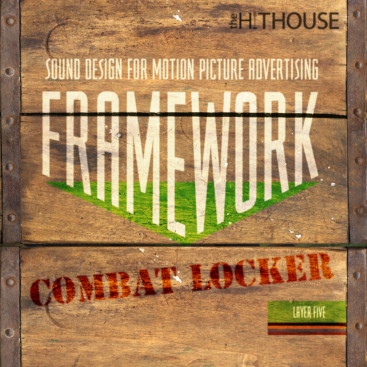 Sound Design, Foley, & FX Album by The Hit House's Chad J. Hughes: "FRAMEWORK LAYER 5: COMBAT LOCKER."