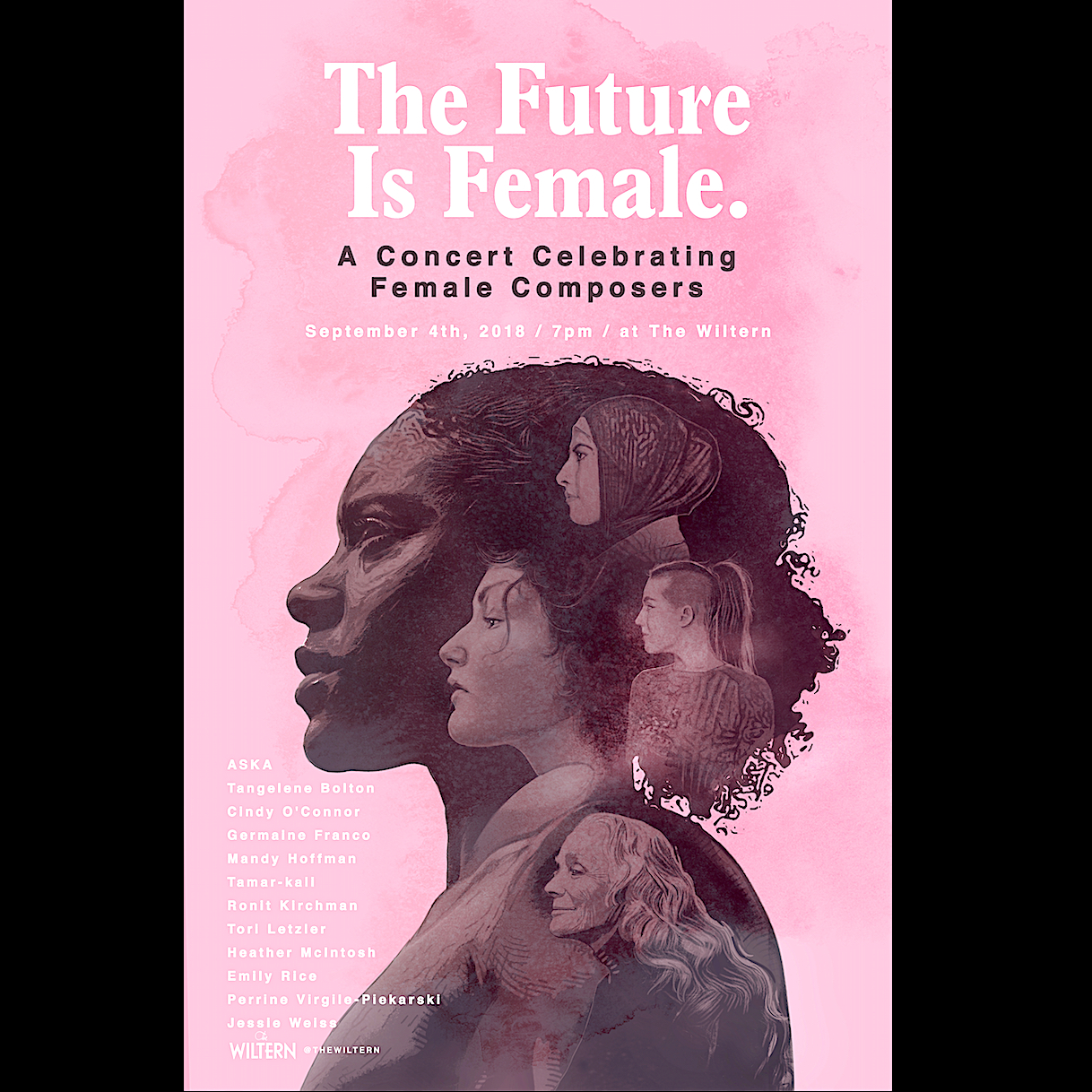 KCRW Presents "The Future is Female: A Concert Celebrating Female Composers" at The Wiltern Sept 4th produced by Tori Letzler.