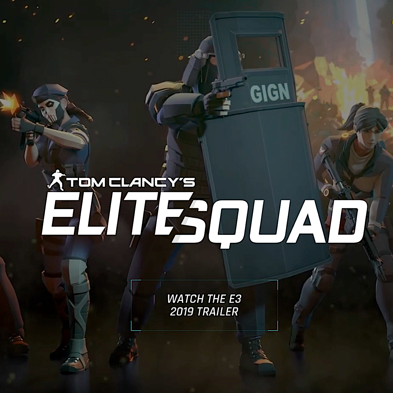 Ubisoft's "Tom Clancy's Elite Squad"- E3 2019 Mobile Game Announcement Trailer with The Hit House composer William August Hunt's trailer music "Master Force"